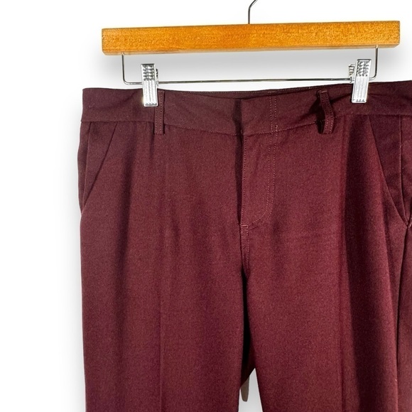 4 for $20 SALE! Kut From The Kloth Ponte Straight Leg Trousers, Eggplant, 10P - Picture 4 of 9